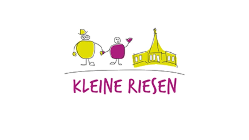 Kleine Riesen Logo mit mehreren Personen